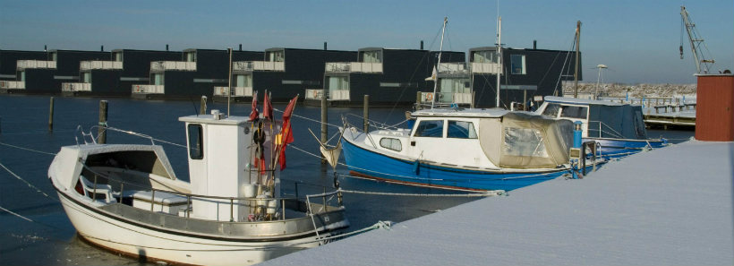 husbåde ved Bork Havn