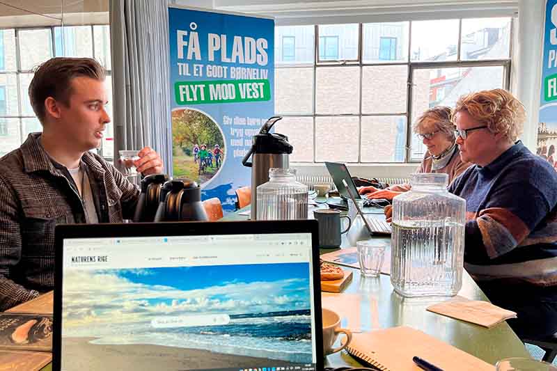 Ringkøbing-Skjern Kommunes Pop up-kontor i Aarhus